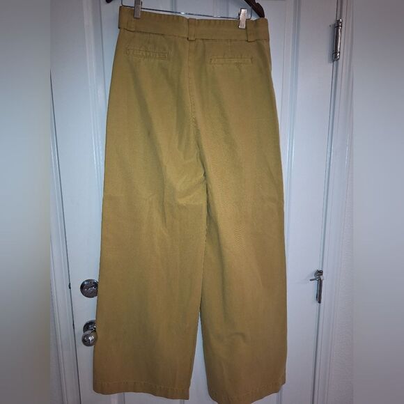 Essentials Tan Wide Leg Pants - Picture 2 of 10